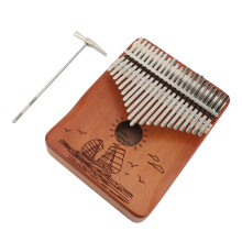 Kalimba 21Key Mahogany Thumb Piano with Ergonomic Grip and Full Resonance Sound for Adults