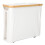 2Pcs Beige Bamboo Laundry Hamper with Lid Small Trash Can Bathroom Bin 3