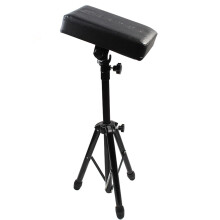Tattoo Arm Rest Stand with Fully Adjustable Height, Comfortable Padded Support, Durable Black