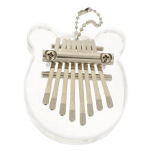 Kalimba Thumb Piano Crystal Key Mini Instrument with Clear Natural Sound Easy Thumb Play Gift for Kids and Adults