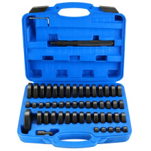 52PCS Bearing Race and Seal Driver Set with Extended Handle and Precision Discs for Automotive Use