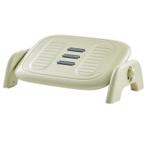 Adjustable Foot Rest Under Desk with Massage Rollers, Ergonomic Height Stool for Office and Home