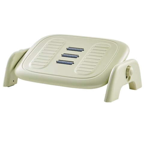 Adjustable Foot Rest Under Desk with Massage Rollers, Ergonomic Height Stool for Office and Home