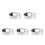 5Pcs Strong Silver Recliner Release Pull Handles for Sofa and Chair 7