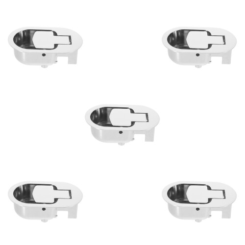 5Pcs Strong Silver Recliner Release Pull Handles for Sofa and Chair 1