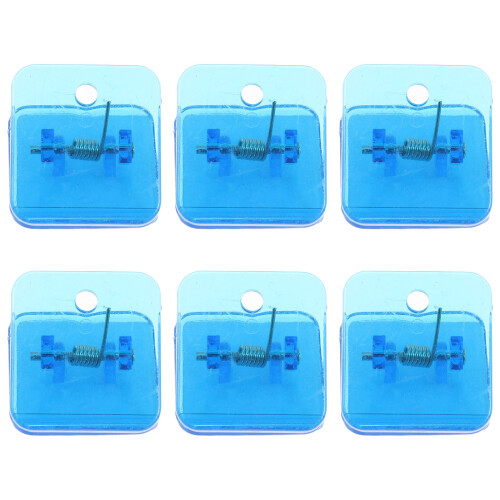 24Pcs Blue ABS Dog Wall Bracket Light Durable Mounting Fixture Holder 1