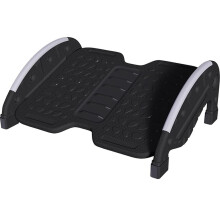 Adjustable Ergonomic Foot Rest Under Desk with DualSided Massage Surface for Office and Home