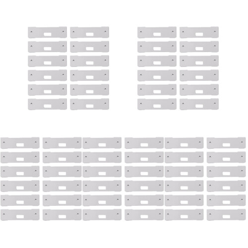 100Pcs High-Strength White Vertical Blind Replacement Parts for Blinds 1