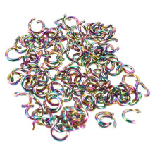 100Pcs Multi Stainless Steel Open Jump Rings Jewelry Making Set DIY