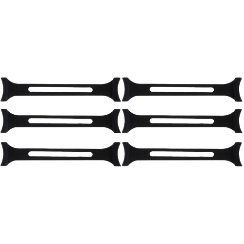 6Pièces Attache Masque Flexible Noir Usage Suspendu 1