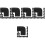 100Pièces Protecteurs D'angles Nbr Noir Pour Protection 6