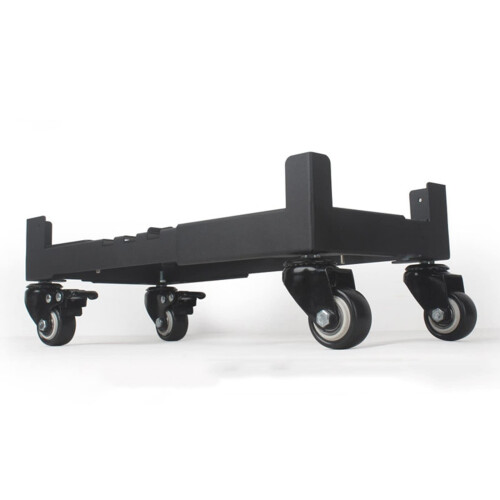 Adjustable CPU Stand with Wheels, Metal Computer Tower Holder for Desk, Improved Airflow Design, Small Size 2
