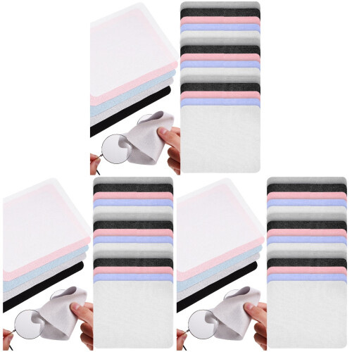 60Pièces Chiffons Absorbants Nettoyage Verres 1