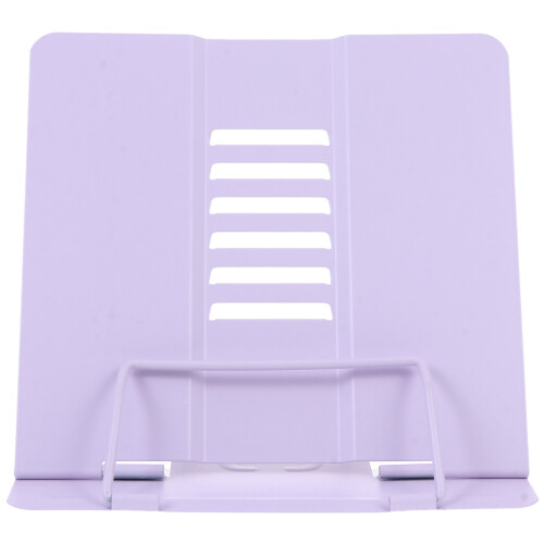 1Pièces Support De Lecture Violet En Métal Robuste Pour Étudiants
