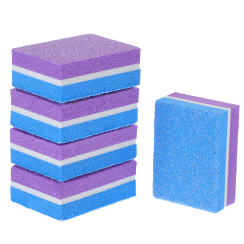 100Pièces Tampons Éponge Violet Pour Ongles Outils DIY