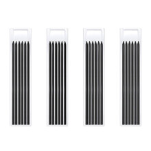 120Pièces Noires Recharge Pour Crayon Charpentier Bois Solide