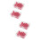 100Pièces Épingles Push Rouge Pour Affichage Et Organisation 7
