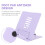 1Pièces Support De Lecture Violet En Métal Robuste Pour Étudiants 9