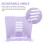 1Pièces Support De Lecture Violet En Métal Robuste Pour Étudiants 8