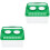 2Pièces Conteneur Observation Extérieur Vert Loupe 5