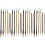 24Pièces Pinceaux Bois Nylon Pour Couleurs 5