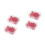100Pièces Épingles Push Rouge Pour Affichage Et Organisation 4