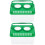 2Pièces Conteneur Observation Extérieur Vert Loupe 7