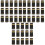 300Pièces Capsules De Vin Thermorétractables Noires Bord 3