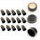 300Pièces Capsules De Vin Thermorétractables Noires Bord 10