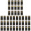 300Pièces Capsules De Vin Thermorétractables Noires Bord 2