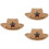 3Pièces Chapeaux Kaki Décoratifs Pour Sorties 8