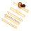 3Ensembles Montre Dorés Décoratifs Charms Remplaçables 10