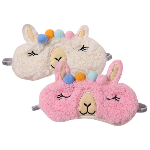 8Pièces Masques Peluche Enfants Voyage