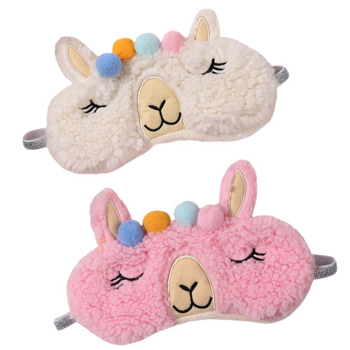 8Pièces Masques Peluche Enfants Voyage 2