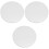 3Pièces Plateau Rond Aluminium Papier Ondulé Usage Maison 5