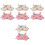 8Pièces Masques Peluche Enfants Voyage 5