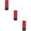 3Pièces Douilles 21Mm Impact 1/2 Rouge -V Pour Écrous De Roue 11
