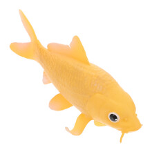 2Pièces Décorations Aquarium Poissons Jaunes Modèles Simulés