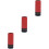 3Pièces Douilles 21Mm Impact 1/2 Rouge -V Pour Écrous De Roue 7