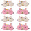 8Pièces Masques Peluche Enfants Voyage 7