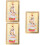 3Pièces Cartes Amulettes Traditions Guanyin 8