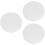 3Pièces Plateau Rond Aluminium Papier Ondulé Usage Maison 8