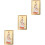 3Pièces Cartes Amulettes Traditions Guanyin 6
