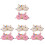 8Pièces Masques Peluche Enfants Voyage 4