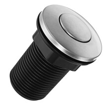 2Pièces Accessoire Bouton ABS Noir Silicone Étanche Durable