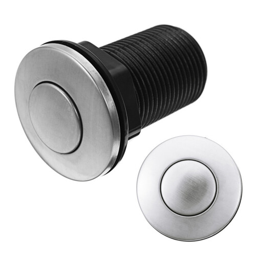 2Pièces Accessoire Bouton ABS Noir Silicone Étanche Durable 1
