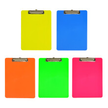 10Pièces Support Plastique A4 Assorti Clip Serré Usage