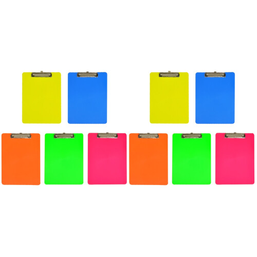10Pièces Support Plastique A4 Assorti Clip Serré Usage 1