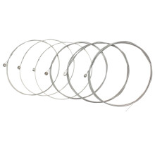 30Pièces Cordes Remplacement Guitare Acier Inox Professionnel Argenté