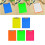 10Pièces Support Plastique A4 Assorti Clip Serré Usage 8